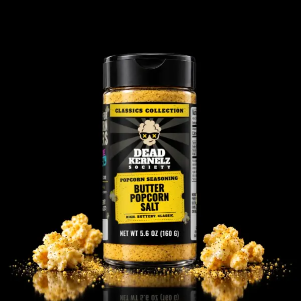 Butter Popcorn Salt popcorn seasoning bottle, Dead Kernelz Society Classics Collection