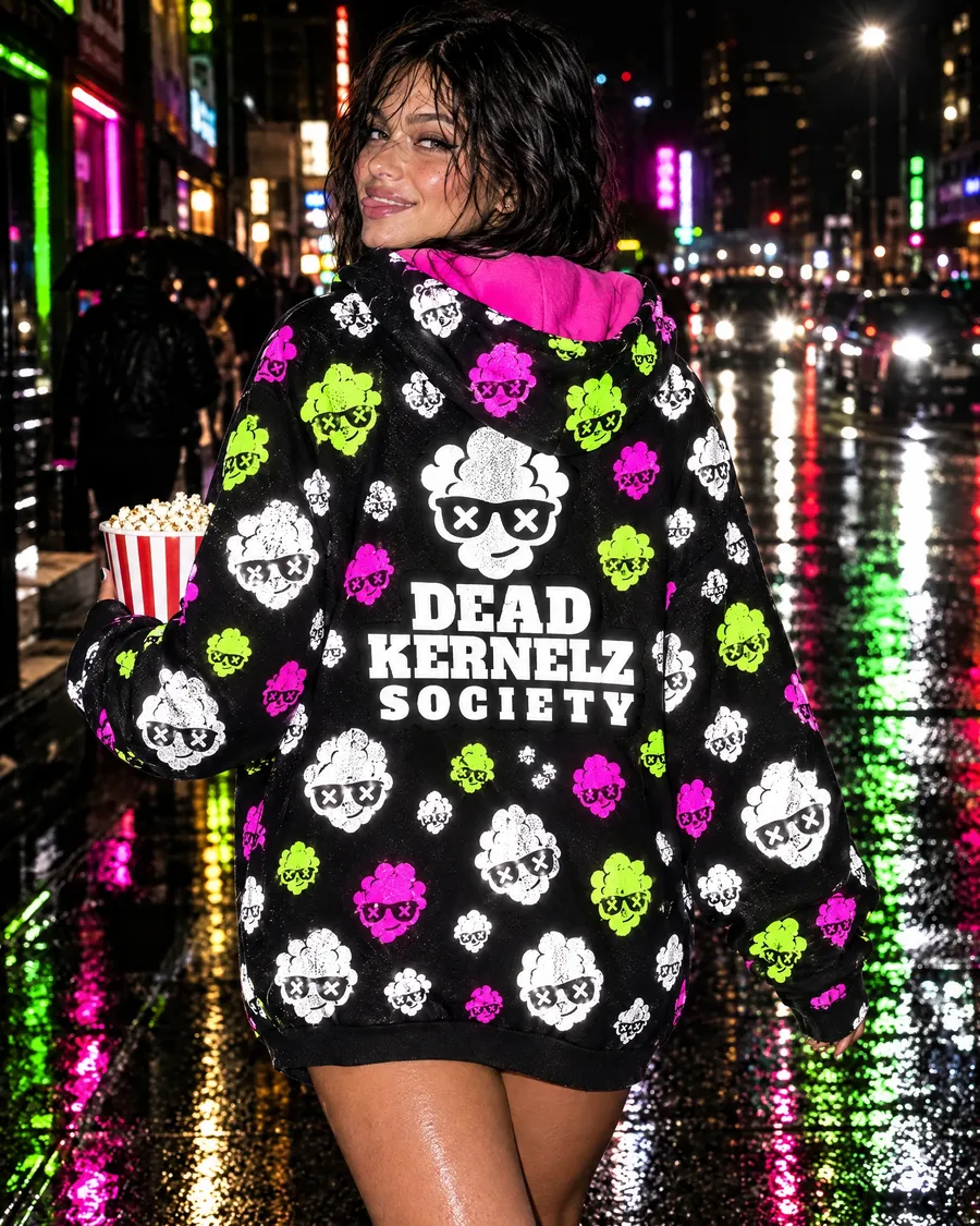Back of the Skull Storm hoodie with the stacked logo (concept photo)